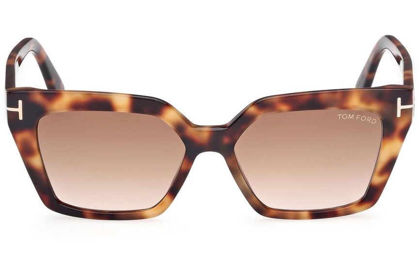 Zonnebril Tom Ford FT1030 53F Cat Eye Havana