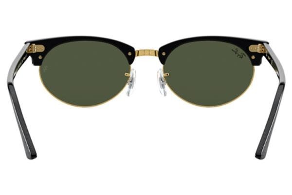 Zonnebril Ray-Ban Clubmaster Oval RB3946 130331 Browline Zwart