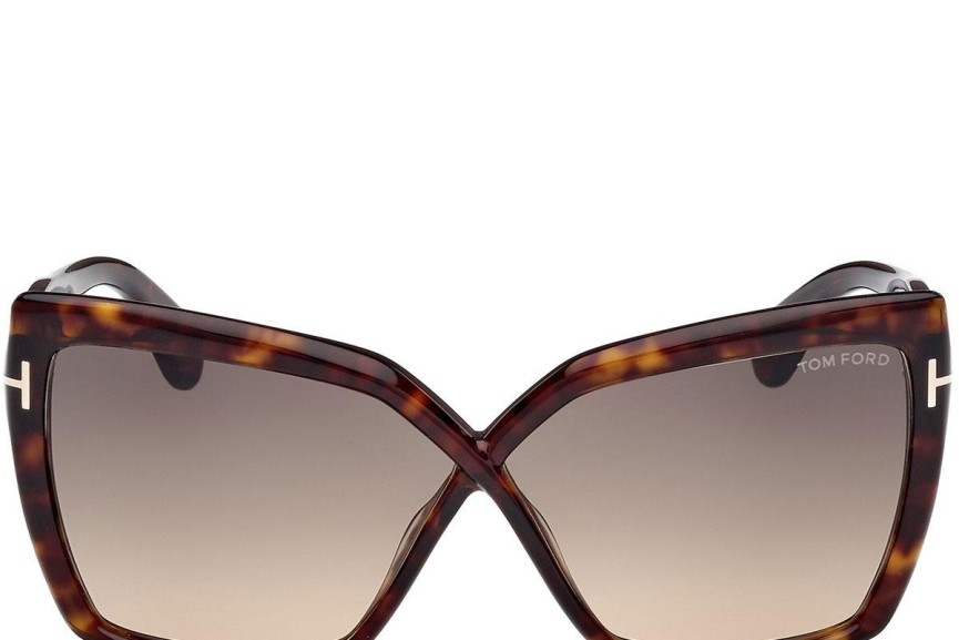 Zonnebril Tom Ford Fiore FT1195 52B Cat Eye Havana