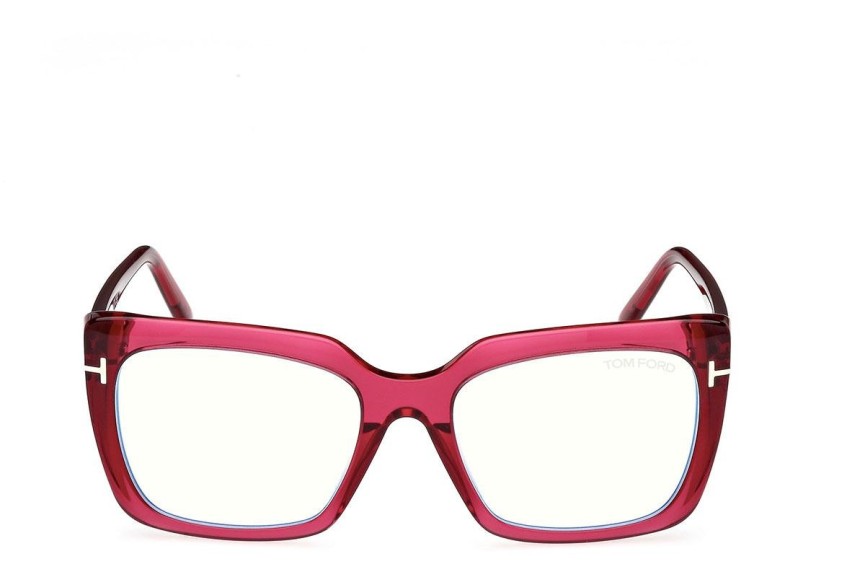 Brillen Tom Ford FT5992-B 075 Cat Eye Rood