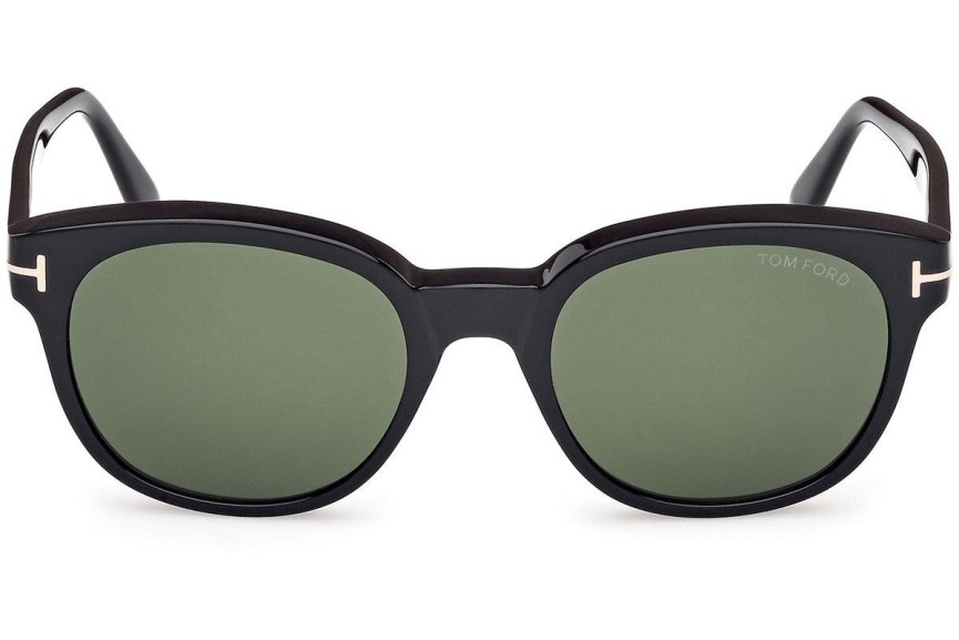 Zonnebril Tom Ford Mert FT1180 01N Ronde Zwart