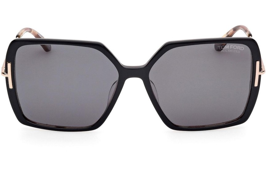 Zonnebril Tom Ford FT1039 05D Polarized Vierkant Zwart