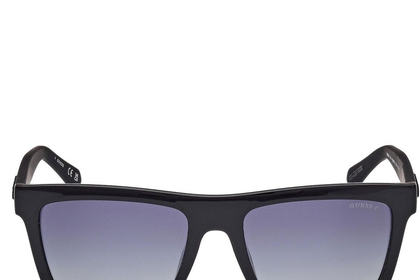 Zonnebril Guess GU00166 01D Polarized Vierkant Zwart