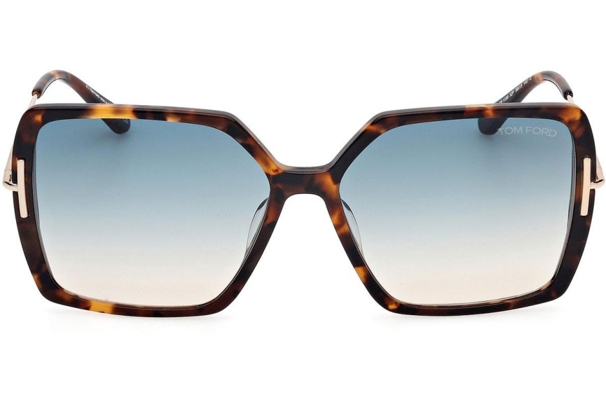 Zonnebril Tom Ford FT1039 52P Vierkant Havana