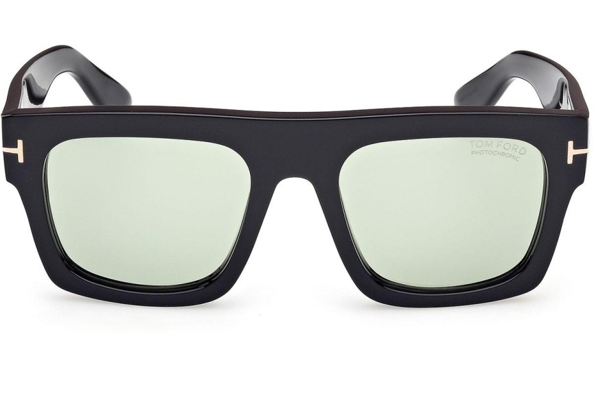 Zonnebril Tom Ford Fausto FT0711 01N Flat Top Zwart