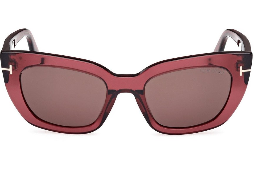 Zonnebril Tom Ford Athena FT1190 69E Cat Eye Rood