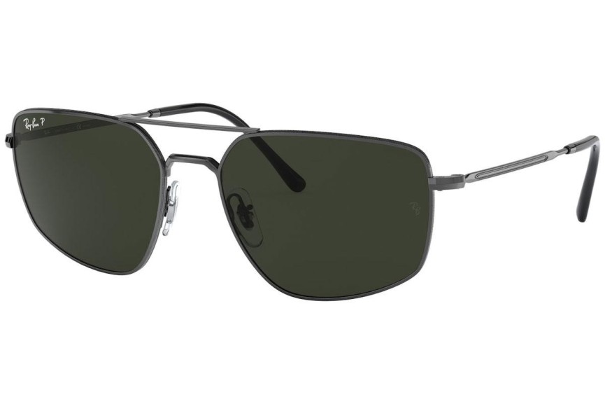 Zonnebril Ray-Ban RB3666 004/N5 Polarized Rechthoekige Grijs