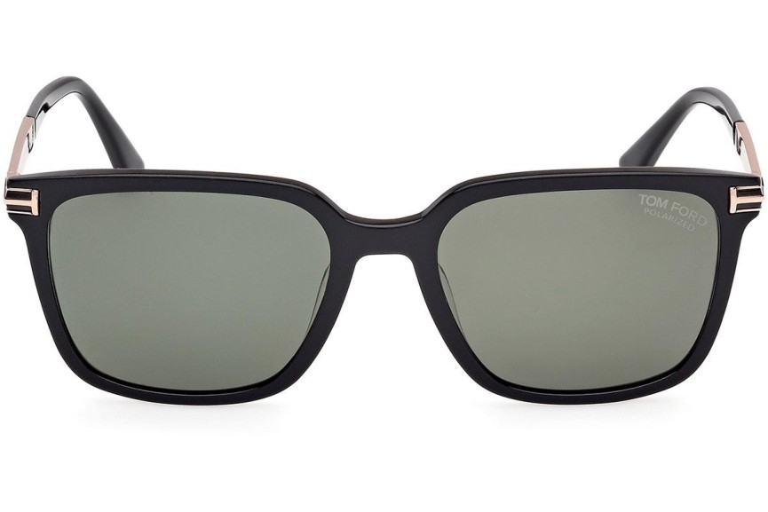 Zonnebril Tom Ford Jochem FT1183 01R Polarized Vierkant Zwart