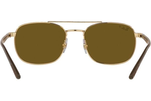 Zonnebril Ray-Ban Chromance Collection RB3670CH 001/AN Polarized Vierkant Goud