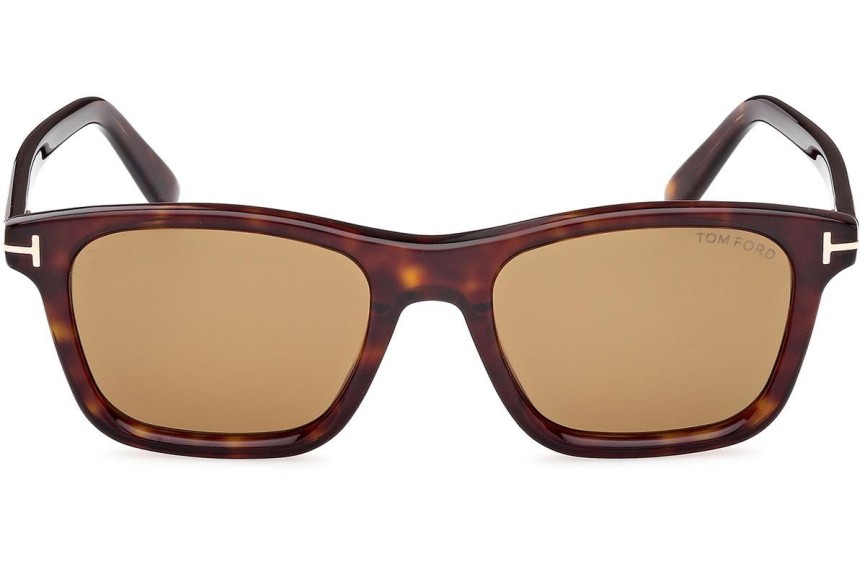 Zonnebril Tom Ford Barron FT1179 52E Vierkant Havana