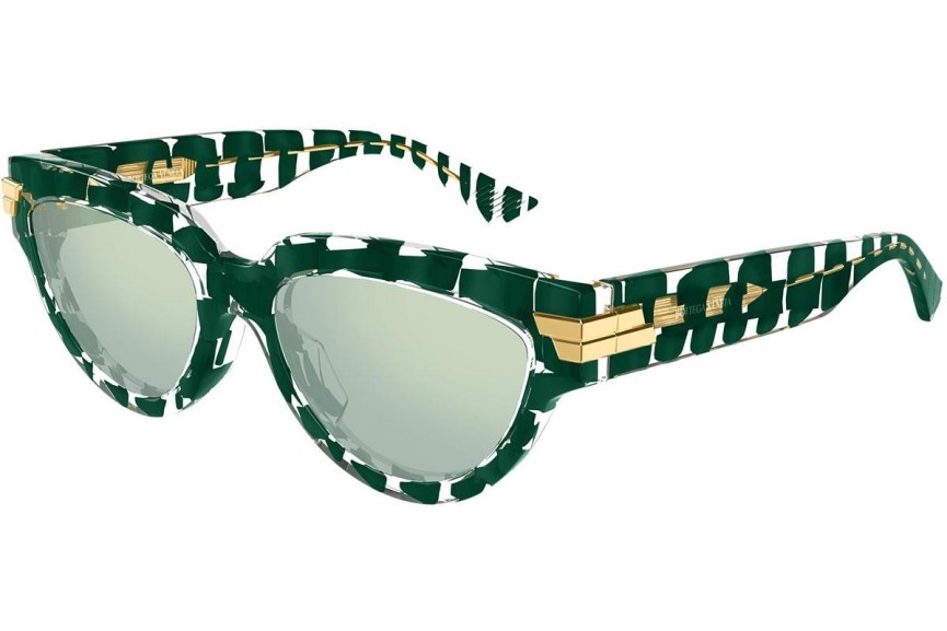 Zonnebril Bottega Veneta BV1035S 008 Cat Eye Groen