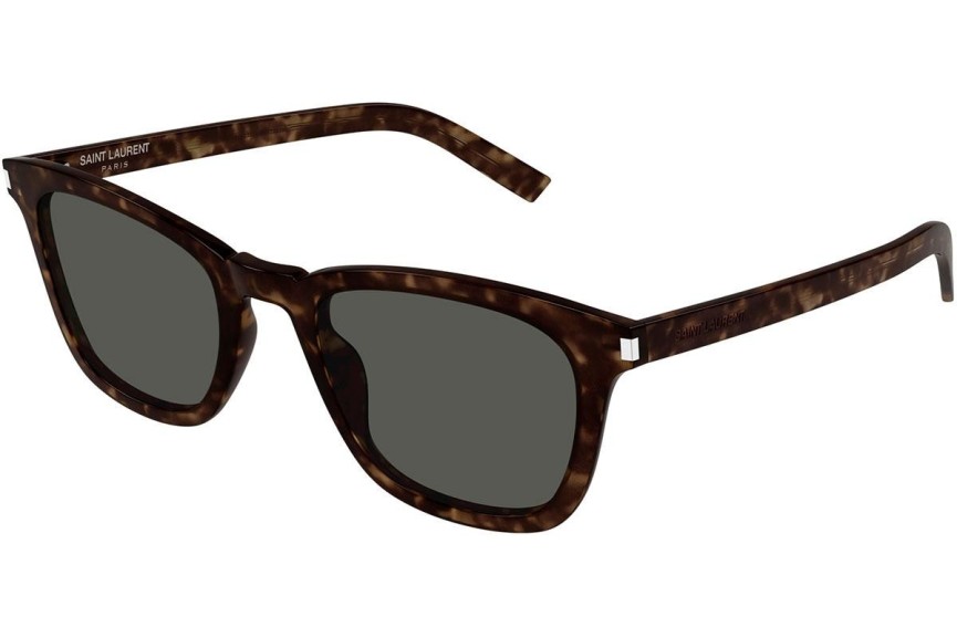 Zonnebril Saint Laurent SL716SLIM 002 Vierkant Havana