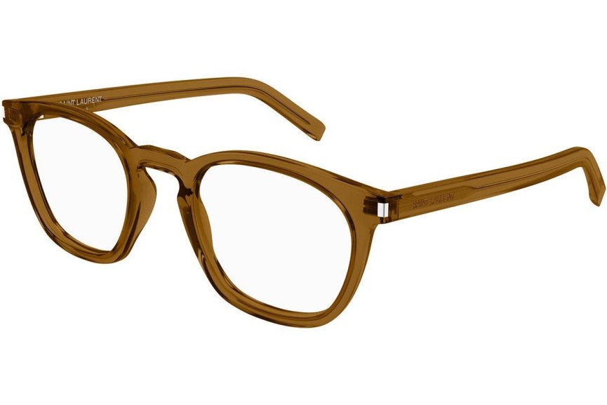 Brillen Saint Laurent SL28OPT 008 Ronde Bruin