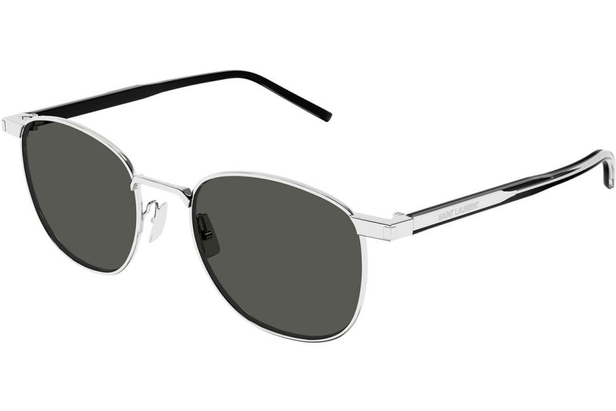 Zonnebril Saint Laurent SL747 007 Vierkant Zilver