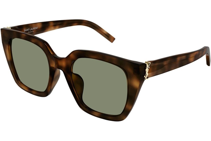 Zonnebril Saint Laurent SLM143 003 Vierkant Havana