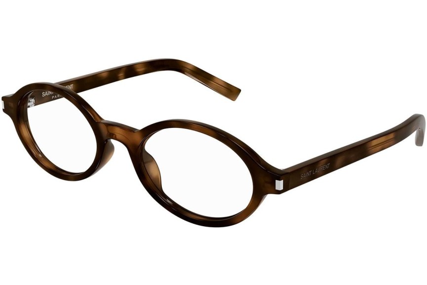 Brillen Saint Laurent SL751JEANNEOPT 003 Ovaal Havana