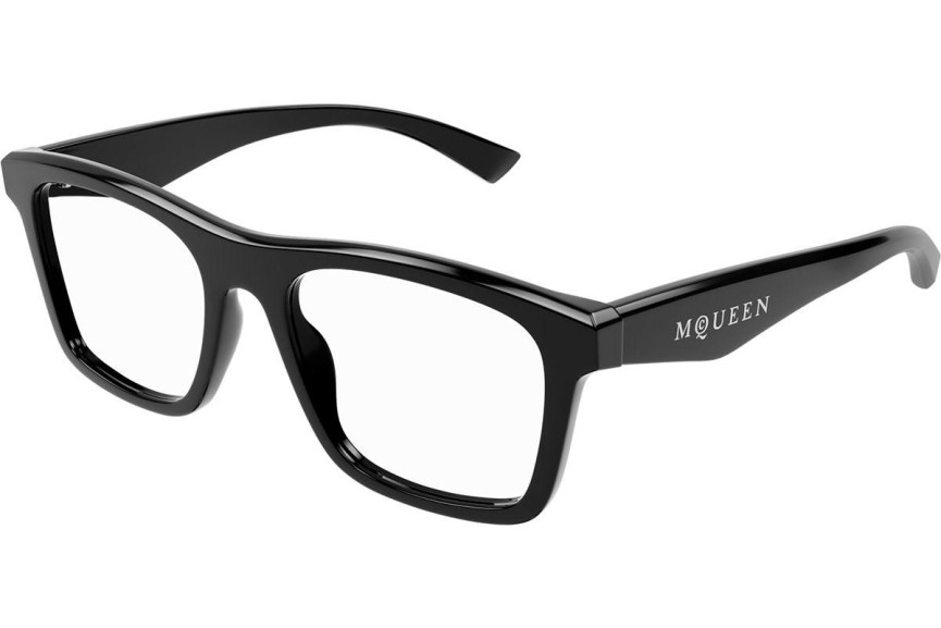 Brillen Alexander McQueen AM0475O 006 Vierkant Zwart