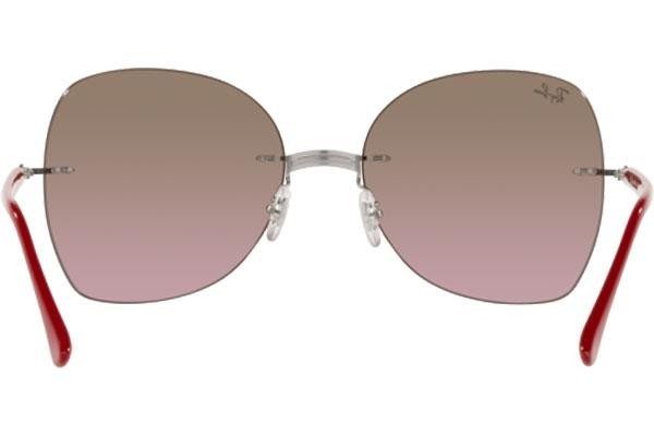 Zonnebril Ray-Ban Titanium Collection RB8066 003/14 Vierkant Zilver