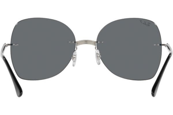 Zonnebril Ray-Ban Titanium Collection RB8066 003/81 Polarized Vierkant Zwart