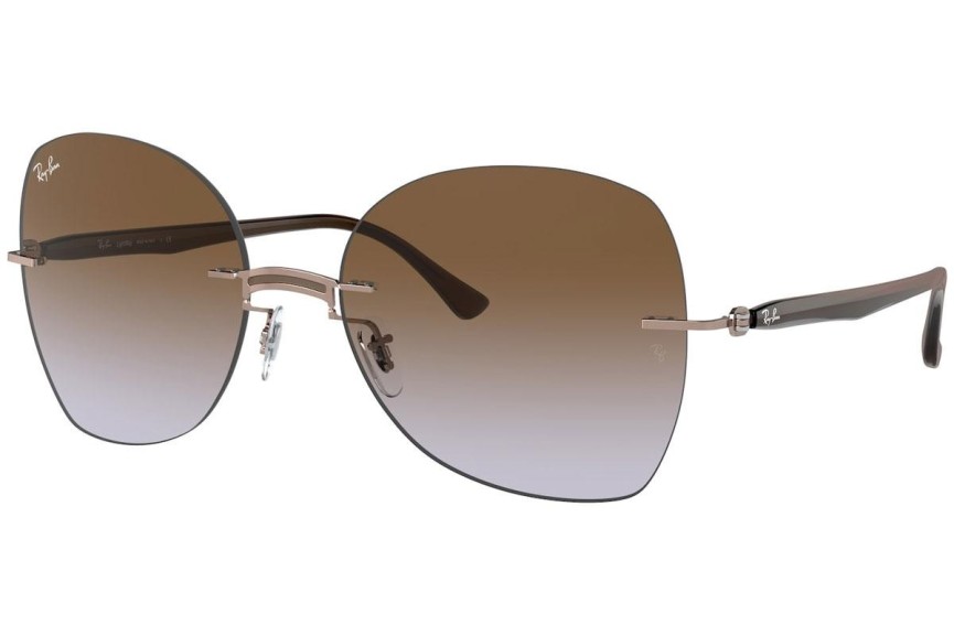 Zonnebril Ray-Ban Titanium Collection RB8066 155/68 Vierkant Bruin