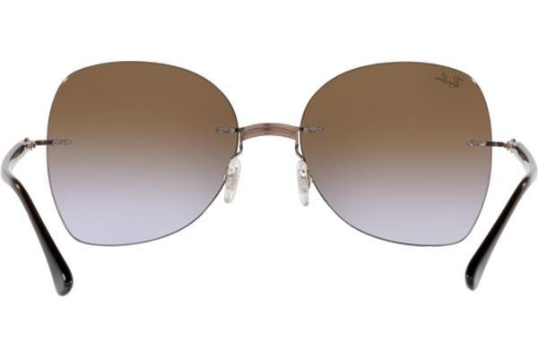 Zonnebril Ray-Ban Titanium Collection RB8066 155/68 Vierkant Bruin