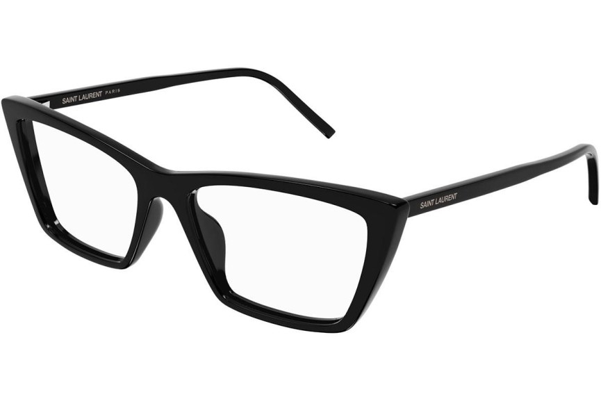 Brillen Saint Laurent SL737MICATHINOPT 001 Cat Eye Zwart