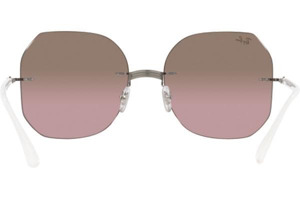 Zonnebril Ray-Ban Titanium Collection RB8067 159/14 Vierkant Zilver