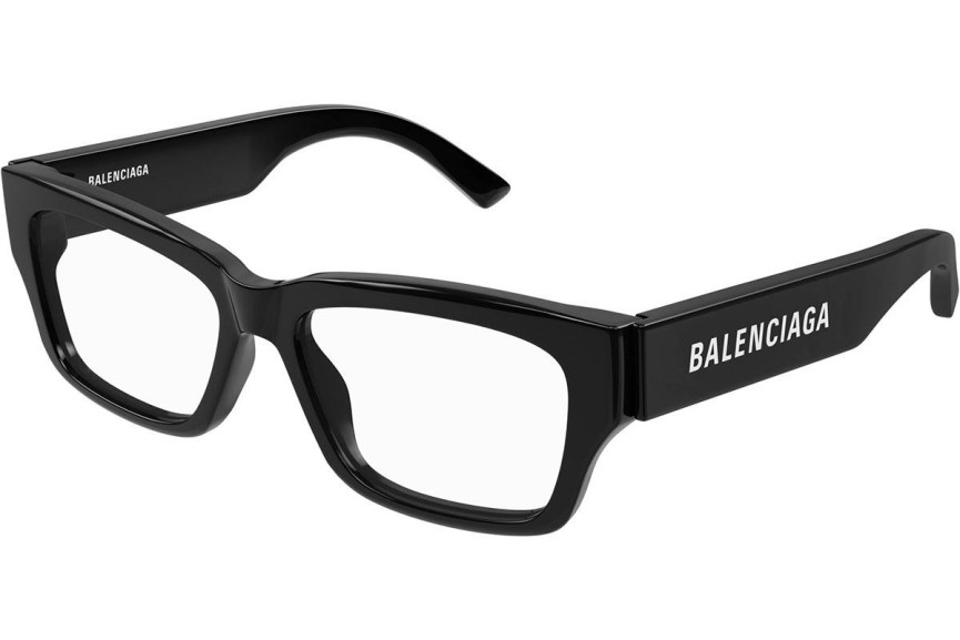 Brillen Balenciaga BB0376O 001 Vierkant Zwart