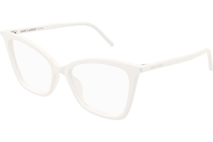 Brillen Saint Laurent SL386 014 Cat Eye Wit