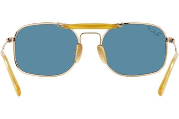 Zonnebril Ray-Ban Chromance Collection RB8062 9205S2 Polarized Vierkant Goud