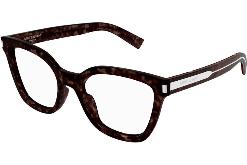 Brillen Saint Laurent SL748 002 Vierkant Havana