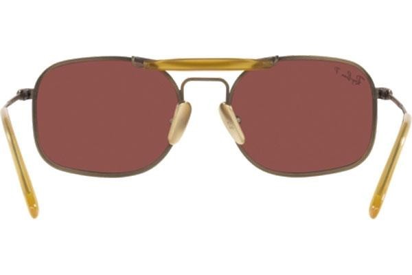 Zonnebril Ray-Ban Chromance Collection RB8062 9207AL Polarized Vierkant Bruin