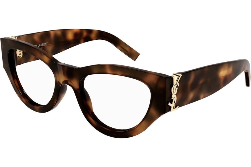 Brillen Saint Laurent SLM94OPT 002 Cat Eye Havana