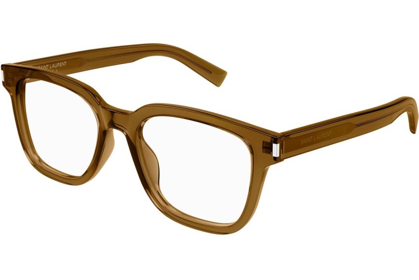 Brillen Saint Laurent SL711OPT 004 Vierkant Bruin