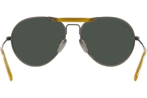 Zonnebril Ray-Ban Chromance Collection RB8063 9208K8 Polarized Pilot Zilver