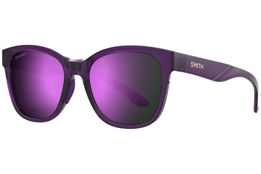 Zonnebril Smith CAPER 141/DF Polarized Vierkant Paars