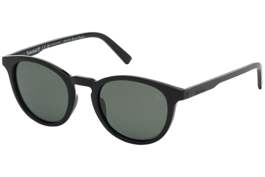 Zonnebril Timberland TB9197 01R Polarized Ronde Zwart