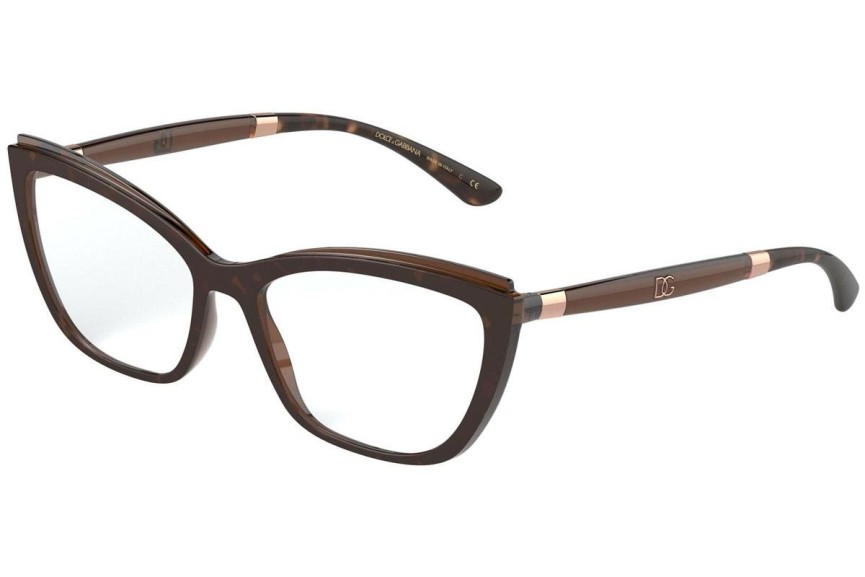 Brillen Dolce & Gabbana DG5054 3185 Cat Eye Havana