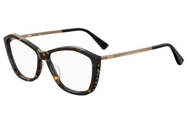 Brillen Moschino MOS573 086 Cat Eye Havana