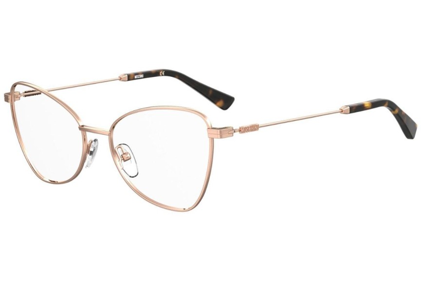 Brillen Moschino MOS574 DDB Cat Eye Goud