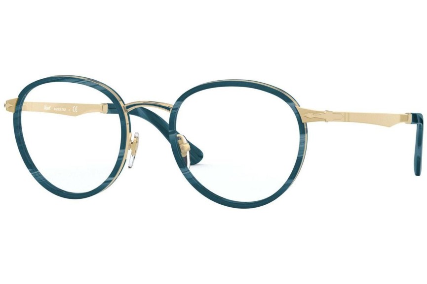 Brillen Persol PO2468V 515 Ronde Blauw