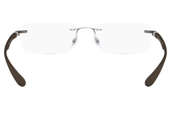 Brillen Ray-Ban RX8724 1131 Rechthoekige Zilver