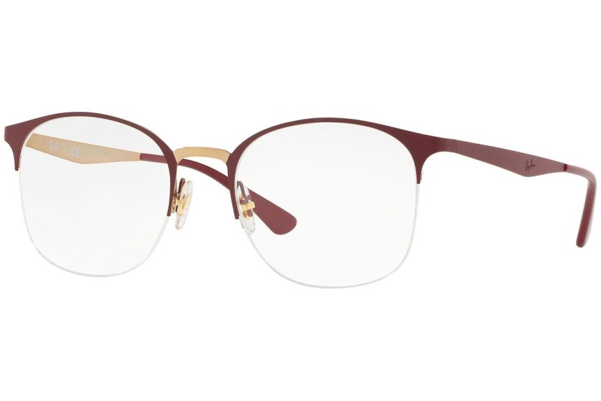 Brillen Ray-Ban RX6422 3007 Vierkant Rood