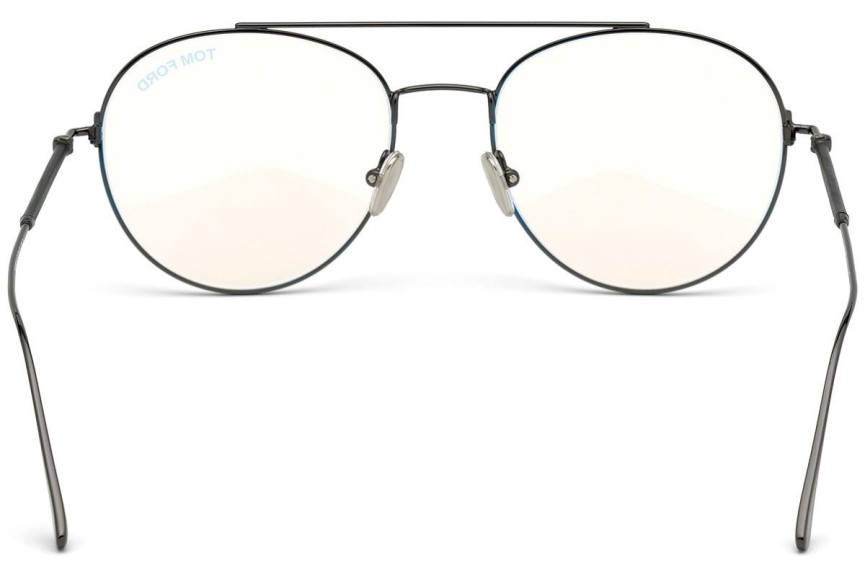 Brillen Tom Ford FT5657-B 012 Ronde Grijs