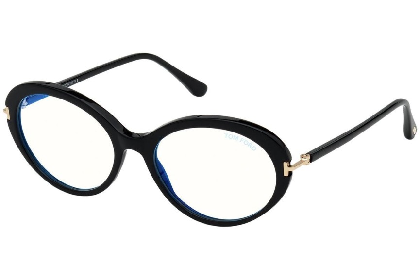 Brillen Tom Ford FT5675-B 001 Ovaal Zwart