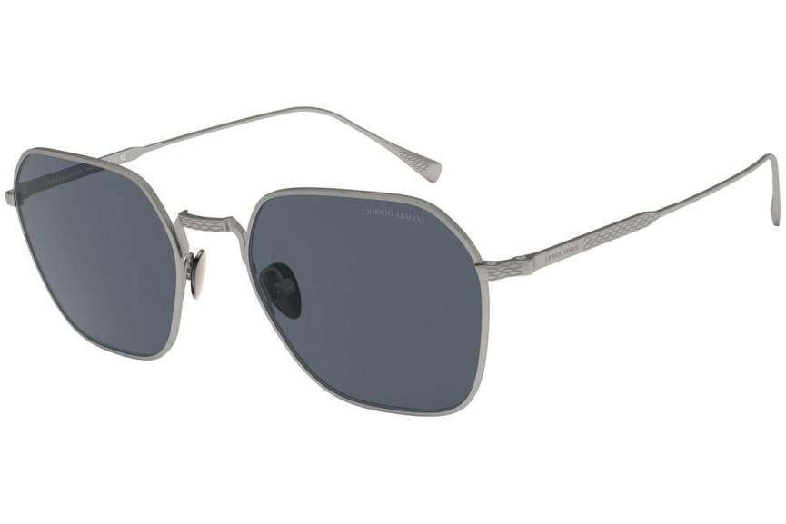 Zonnebril Giorgio Armani AR6104 300387 Vierkant Zilver