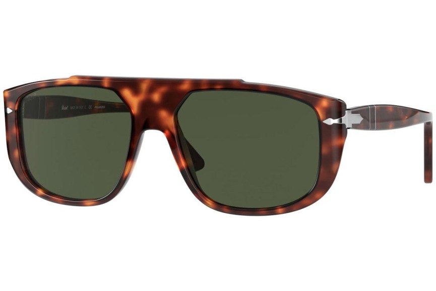 Zonnebril Persol PO3261S 24/31 Vierkant Havana