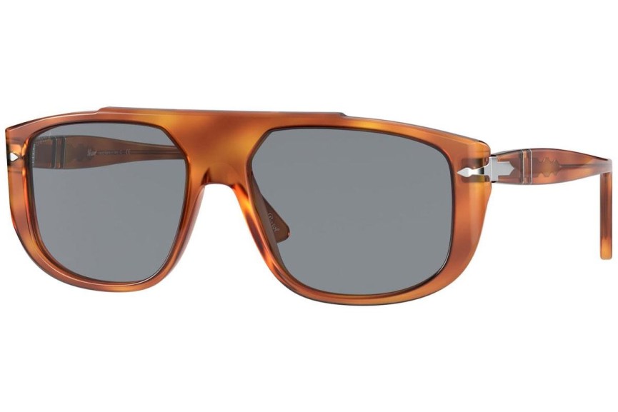 Zonnebril Persol PO3261S 96/56 Vierkant Havana