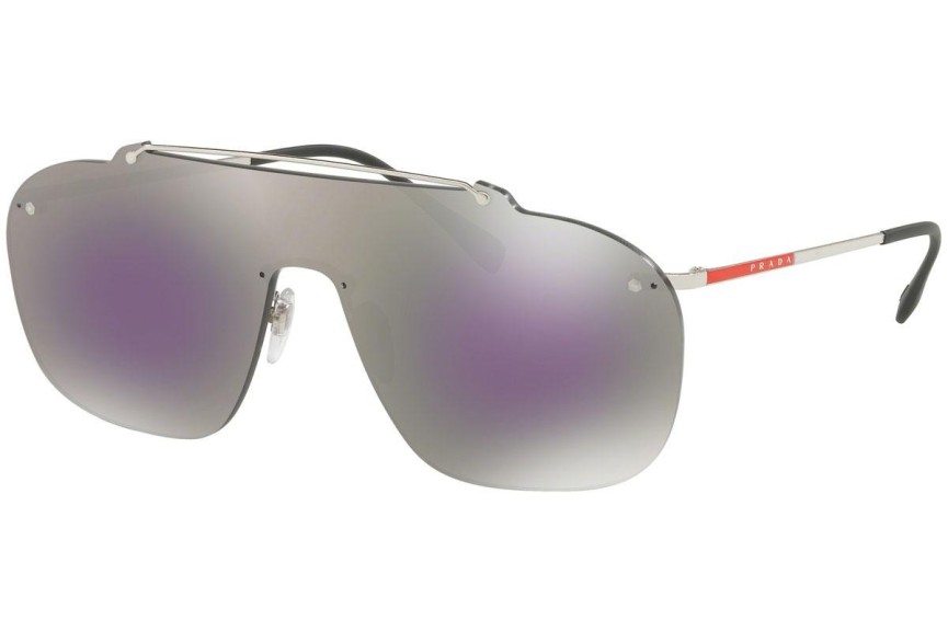 Zonnebril Prada Linea Rossa PS51TS 1BC129 Panorama | Shield Zilver