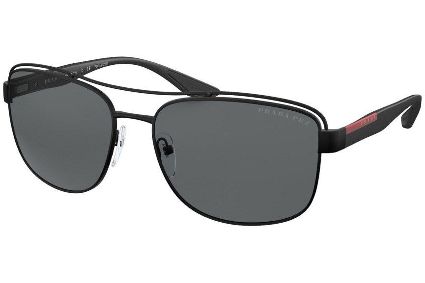 Zonnebril Prada Linea Rossa PS57VS 1BO02G Polarized Vierkant Zwart